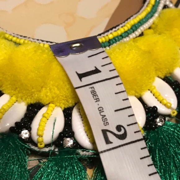 Ethnic Boho Beaded Tassel Cowrie Shell Necklace - Picture 16 of 16